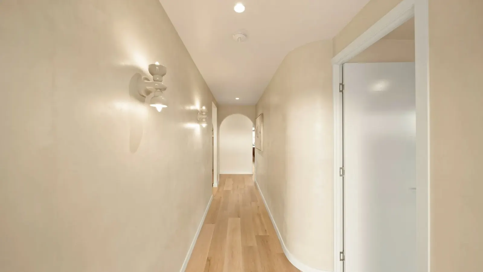 Study, hallway, walk-in robe and laundry at Sunnymount House